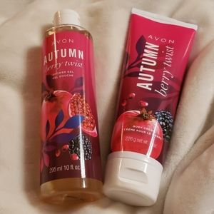Autumn Berry Twist body cream and gel